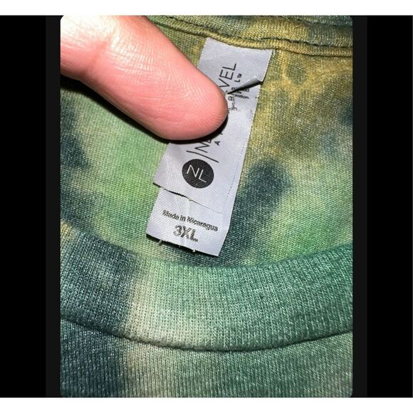 Green Bay Packers I Love Gold Aaron Rogers Tie-Dye Tee - Picture 4 of 4